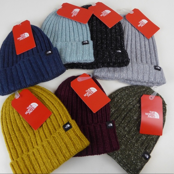 North Face Chunky Rib Beanie Hat Shallow Deep Fits - Picture 6 of 6